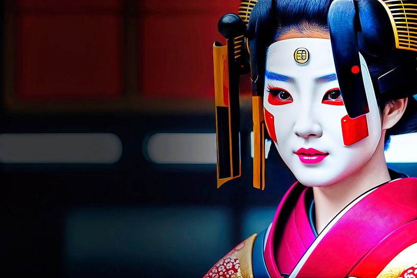 Fantasy Geisha: Ästhetische Eleganz von Frank Heinz