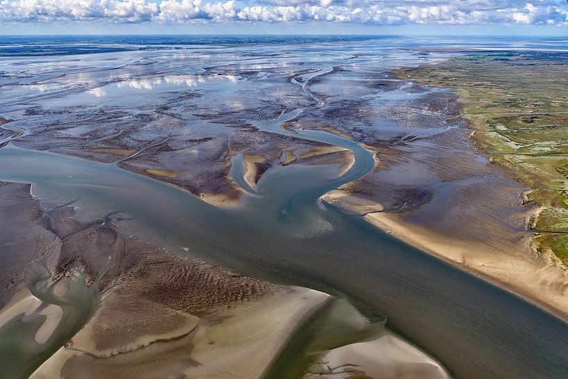 Wadden Sea at Schiermonnikoog by Roel Ovinge