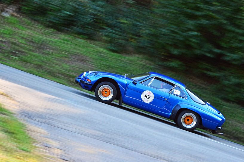 Renault Alpine A110 1600 on the mountain - Eggberg Klassik 2019 by Ingo Laue