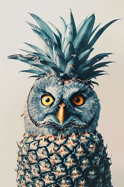 Pineapple owl by Poster Art Shop