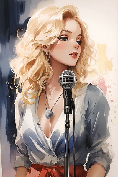 The jazz singer by Arjan van de Logt