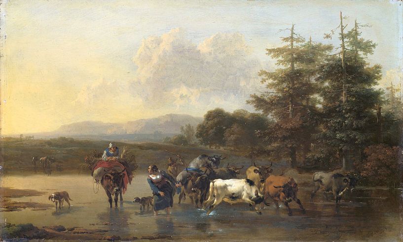 Der Oxdrift, Nicolaes Pietersz. Berchem von Marieke de Koning