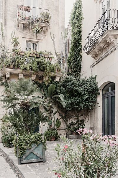 Ortygia in Syracuse: A Green Streetscape. by Photolovers reisfotografie