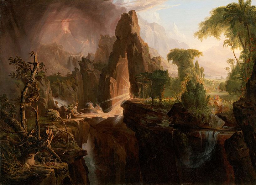 Expulsion from the Garden of Eden, Thomas Cole by Masterful Masters
