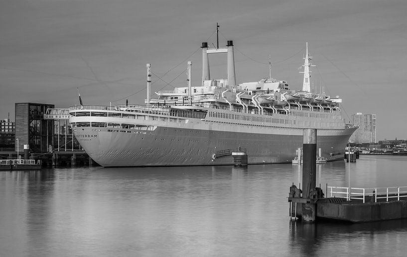 SS Rotterdam in black and white by Ilya Korzelius