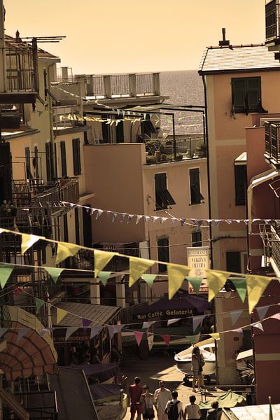 Cinque Terre Toscane Italie Vieux par Hendrik-Jan Kornelis