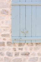 A French summer | Blue, wall | Travel photo