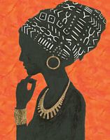 Graceful Majesty II Orange, Emily Adams