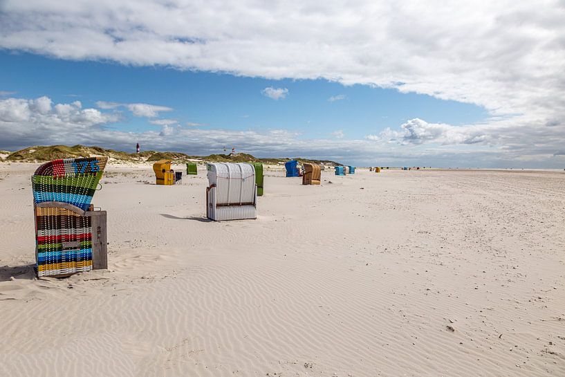 Chaises de plage à Amrum par Thomas Heitz