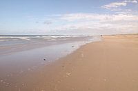 Am Rande von Meer und Strand