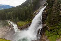 Majestic Krimllr waterfalls in Austria