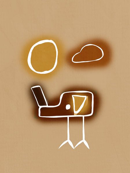 Ringed animal in the Sahara by Joost Hogervorst