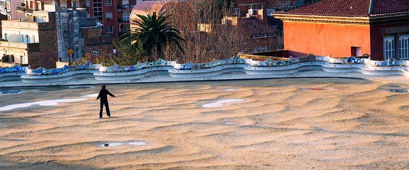 zonsopgang in Parc Quell von Rik Engelgeer