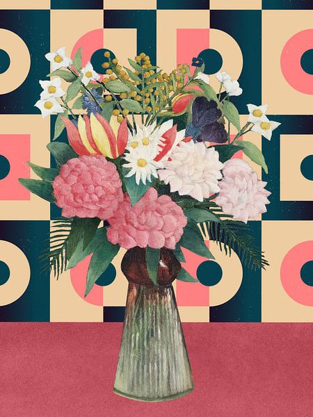 Henri's Retro Bouquet by Marja van den Hurk