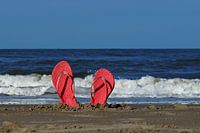 Flip Flops  in het zand