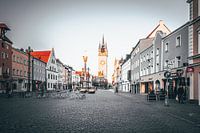 Straubing Stadtplatz Bayern Niederbayern