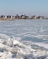 Creeping ice in Durgerdam