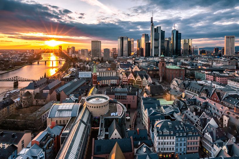 Frankfurt am Main, zum Sonnenuntergnag von Fotos by Jan Wehnert