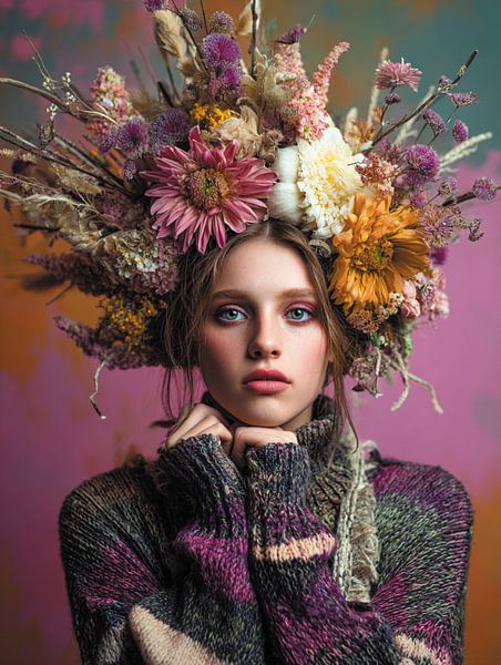 Flower woman by Ellen Novara-da Lima