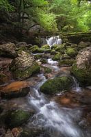 Cascade dans le Jura en France