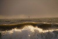 Approaching squall at Westerschouwen beach