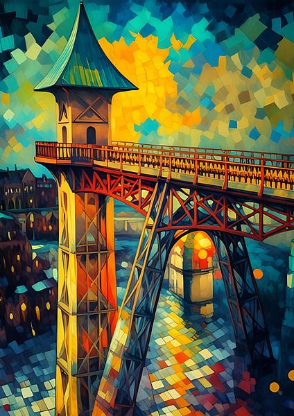 Brücke in den Himmel: Ein Farbenrausch der Sächsischen Schweiz von Artshop