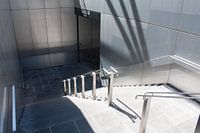 Treppe zum Eingang der U-Bahn-Station.