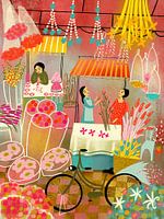 Bloemenmarkt Bangkok