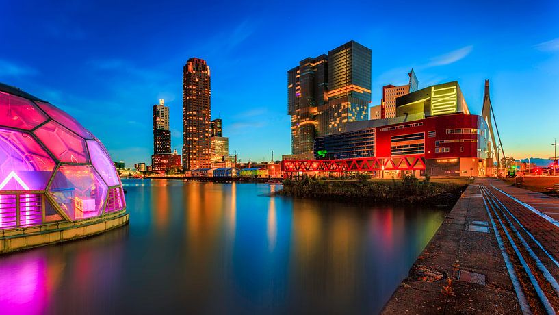 Rotterdam vanuit Katendrecht von Roy Poots