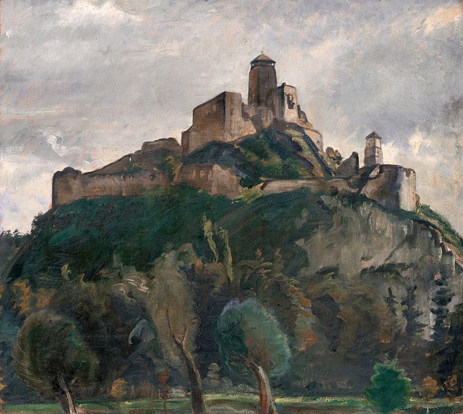 Kasriel, Herman~Schloss Trenchin von finemasterpiece