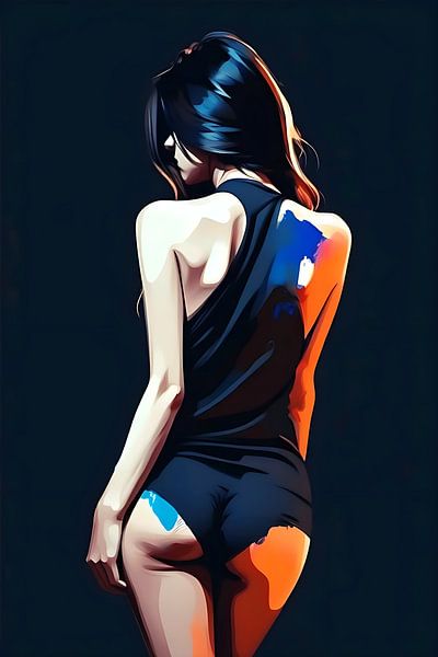 Fille nue sexy par Nz Art