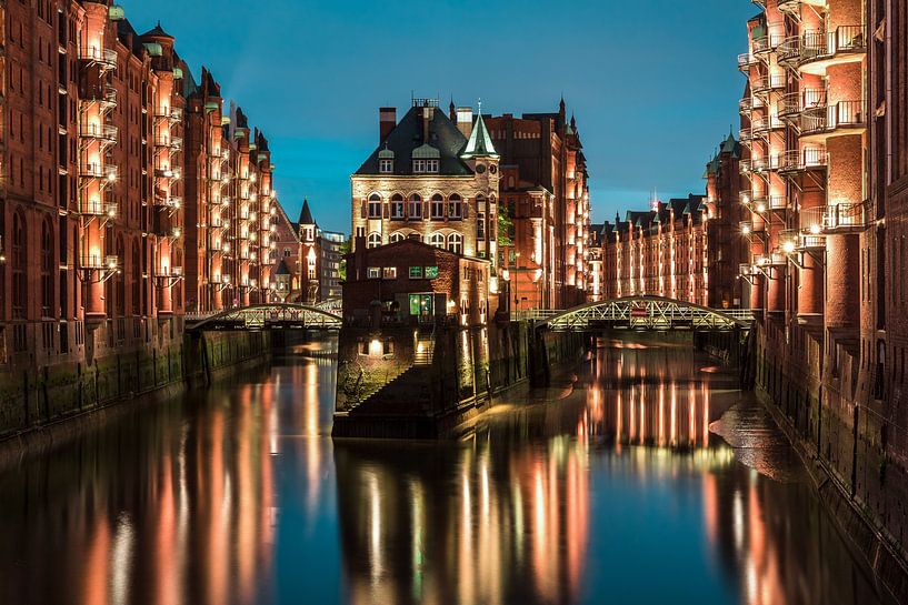 Speicherstadt Hamburg von Munich Art Prints