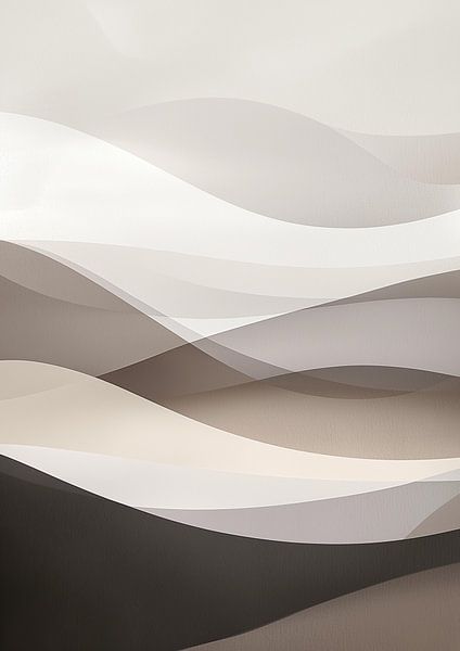 Vagues de silence en couches fluides par Color Square