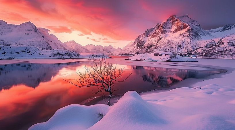 Mystisches Licht im Tal von fernlichtsicht