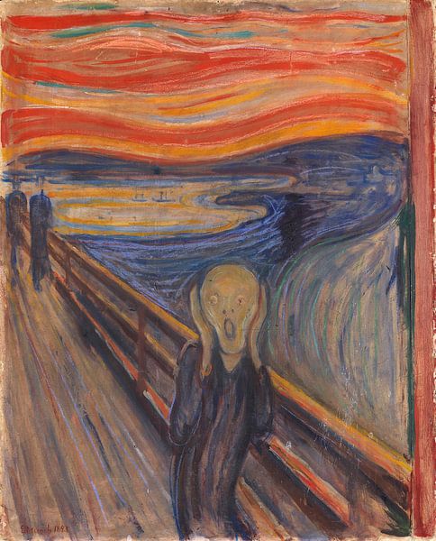 Edvard Munch.Der Schrei von 1000 Schilderijen