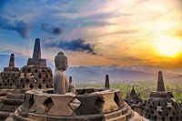 Borobudur 'Meditation' at sunset