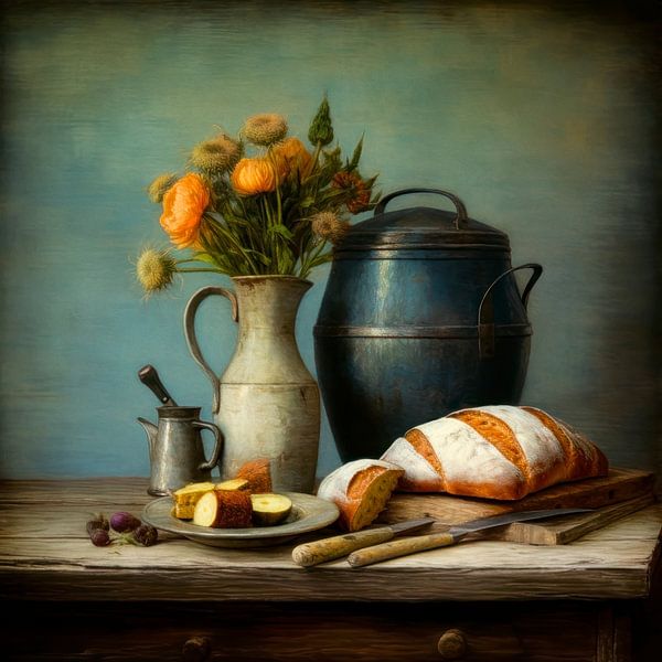 Medieval still life by Jutta Maria Pusl