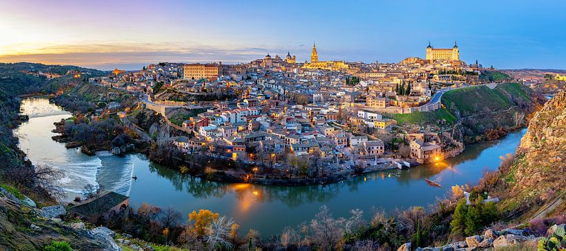 Frühabend-Panorama Toledo, Spanien von Adelheid Smitt
