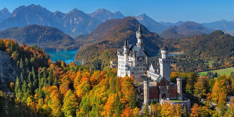 Le château de Neuschwanstein en automne par Markus Lange
