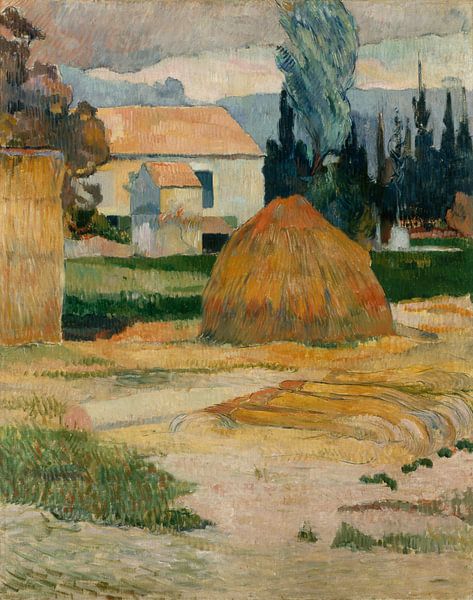 Landschaft bei Arles, Paul Gauguin - 1888 von Het Archief