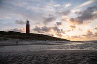 Leuchtturm von Texel bei Sonnenuntergang