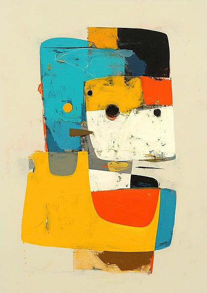 Abstrakte Farben von ARTEO Gemälde