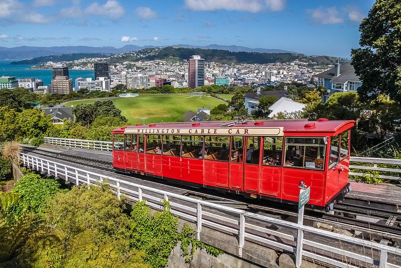 Téléphérique à Wellington, Nouvelle-Zélande par Christian Müringer