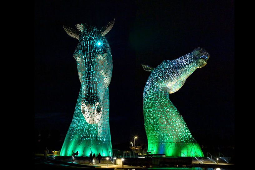 Die Kelpies, Schottland von Gert Hilbink