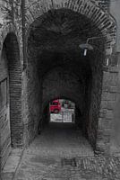 Fiat Panda am Ende des Tunnels