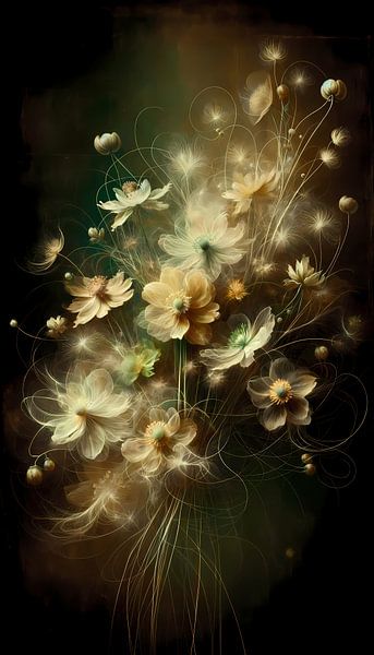 Transient Flowers in Abstract Expressionism by Sanne den Engelsman