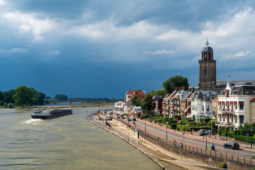 Deventer Skyline from Wilhelmina Bridge by Arnold van Rooij