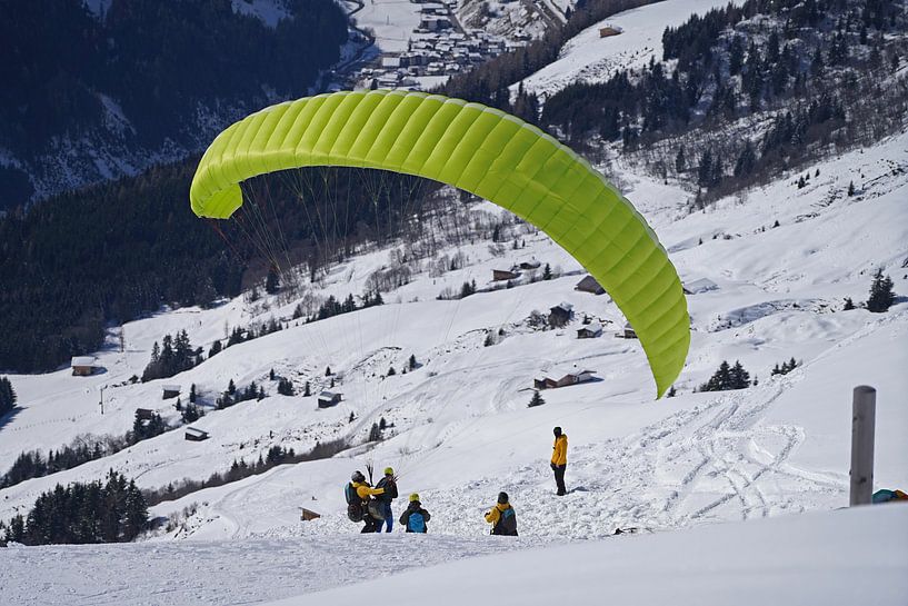Parapente dans les Alpes de Tux par Babetts Bildergalerie