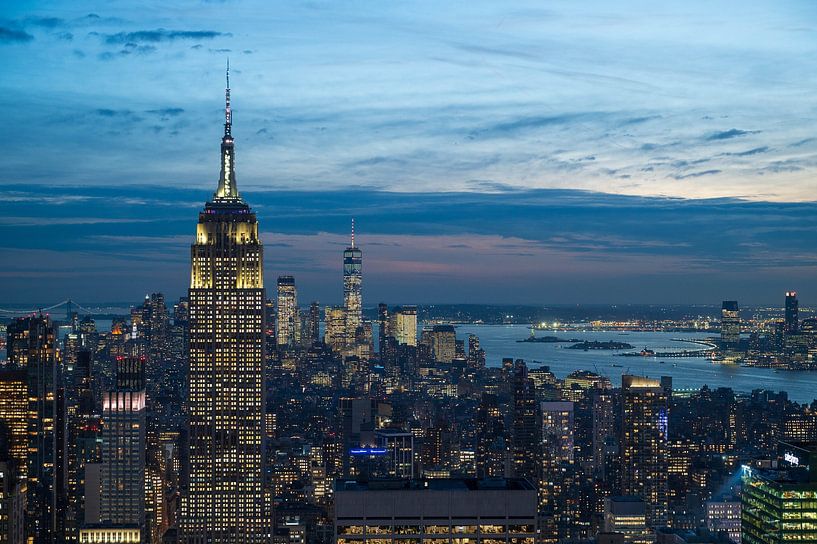 Empire State Building et horizon de Manhattan par Tim Vlielander