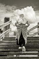 L'escalier de la plage